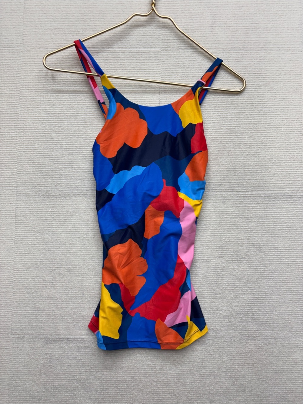 Nautica | small swim top Colorful Abstract Print Women’s Tank Top - Blue Multi